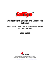Thumbnail of document Manual - SafEye 300 Duct Open Path Gas Detector